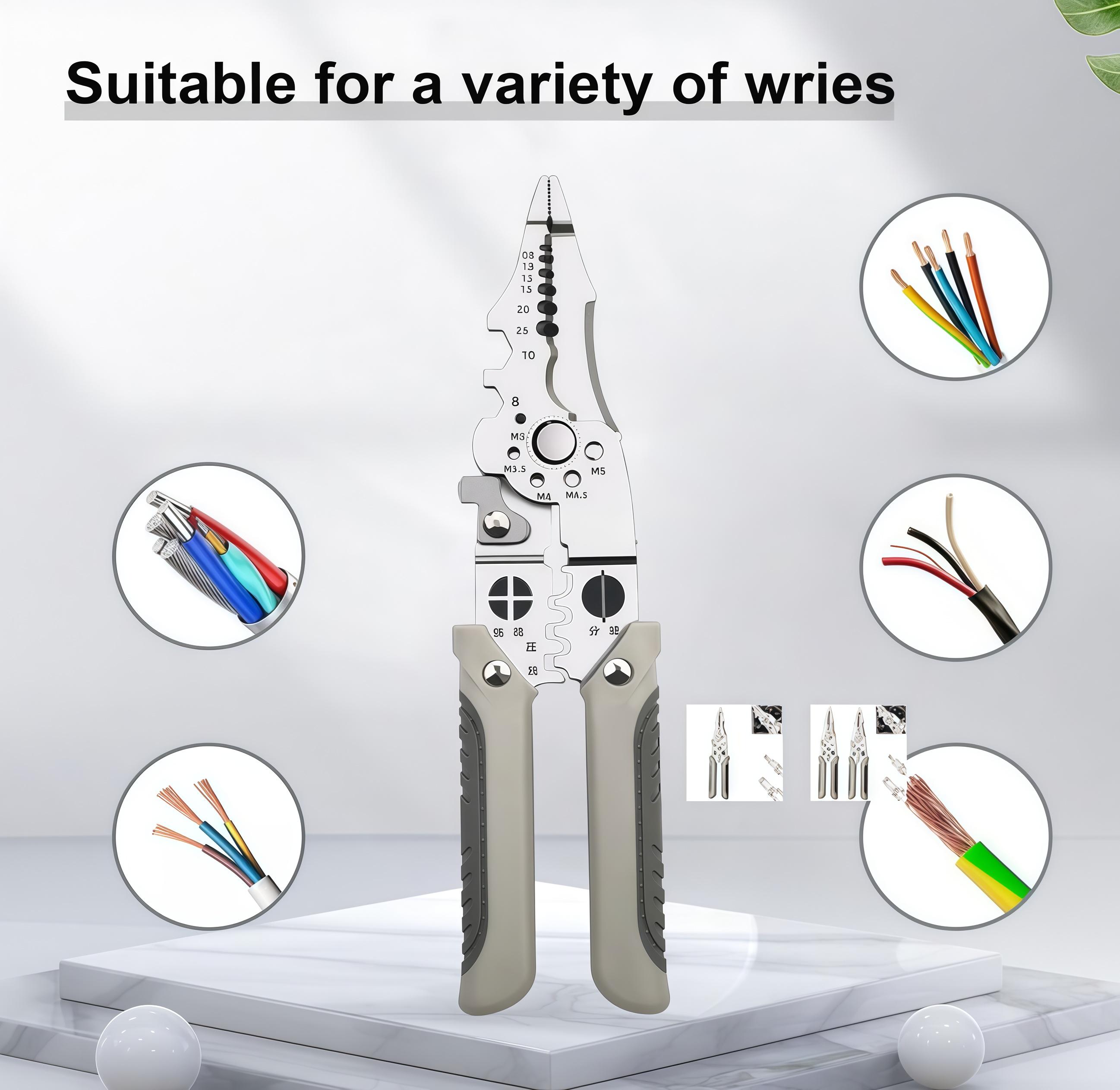 Quick Wire Connection Assortment Kit with Wire Stripper & （50-100）pcs Lever Connectors for 28-12 AWG Wires Safe Reliable for Home Office Factory, Durable Reliable Connectors, Quick Snap Connector