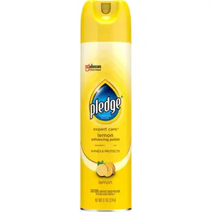 S. C. Johnson & Son  Pledge Expert Care Enhancing Polish, Lemon Scent - Case of 6