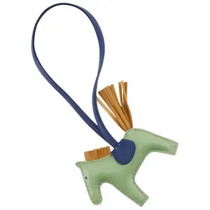 Pre-owned HERMÈS Lambskin Small Leather Goods Hermes Rodeo Charm PM Charm
