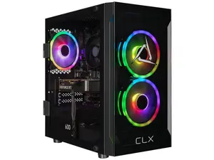CLX Set Gaming Desktop - AMD Ryzen 5 8400F 4.2GHz 6-Core Processor, 16GB DDR5 Memory, GeForce RTX 5050 8GB GDDR6 Graphics, 1TB NVMe M.2 SSD, WiFi, Win 11 Home 64-bit