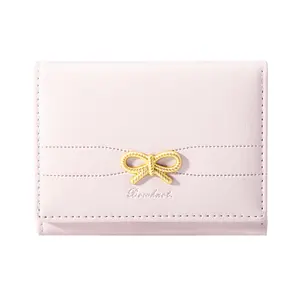 Small Wallet Coquette Bow Wallet for Girls Cute Wallet ID Credit Card Holder for Women