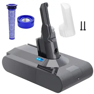 21.6V 6.0Ah V8 Battery Replacement for Dyson V8 Battery Li-ion V8 215681 967834-05 SV10 V8 Absolute V8 Animal V8 Motorhead V8 Fluffy V8 Cord-Free Handheld Vacuum