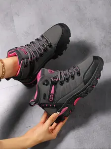 Women's Fashion Lightweight Walking Hiking Shoes, Durable Outdoor Hiking, Anti-Slip Breathable Outdoor Sports Footwear, Autumn Winter New Style, Suitable for Daily Wear