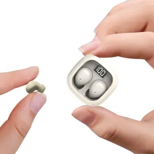 Xmenha Smallest Invisible Mini Earbuds Wireless, Low Profile Micro Tiny Discreet Hidden Earbuds for Work, Small Headphones, Invisible Sleep Wireless Earphone for Small Ear Canals