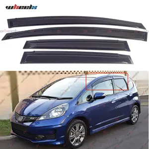 2009-2014 – Honda Fit GE Hatchback – Side Window Visors, 4PCS Tape-On , Rain Guards Sun Shields Window Deflectors, Auto Parts