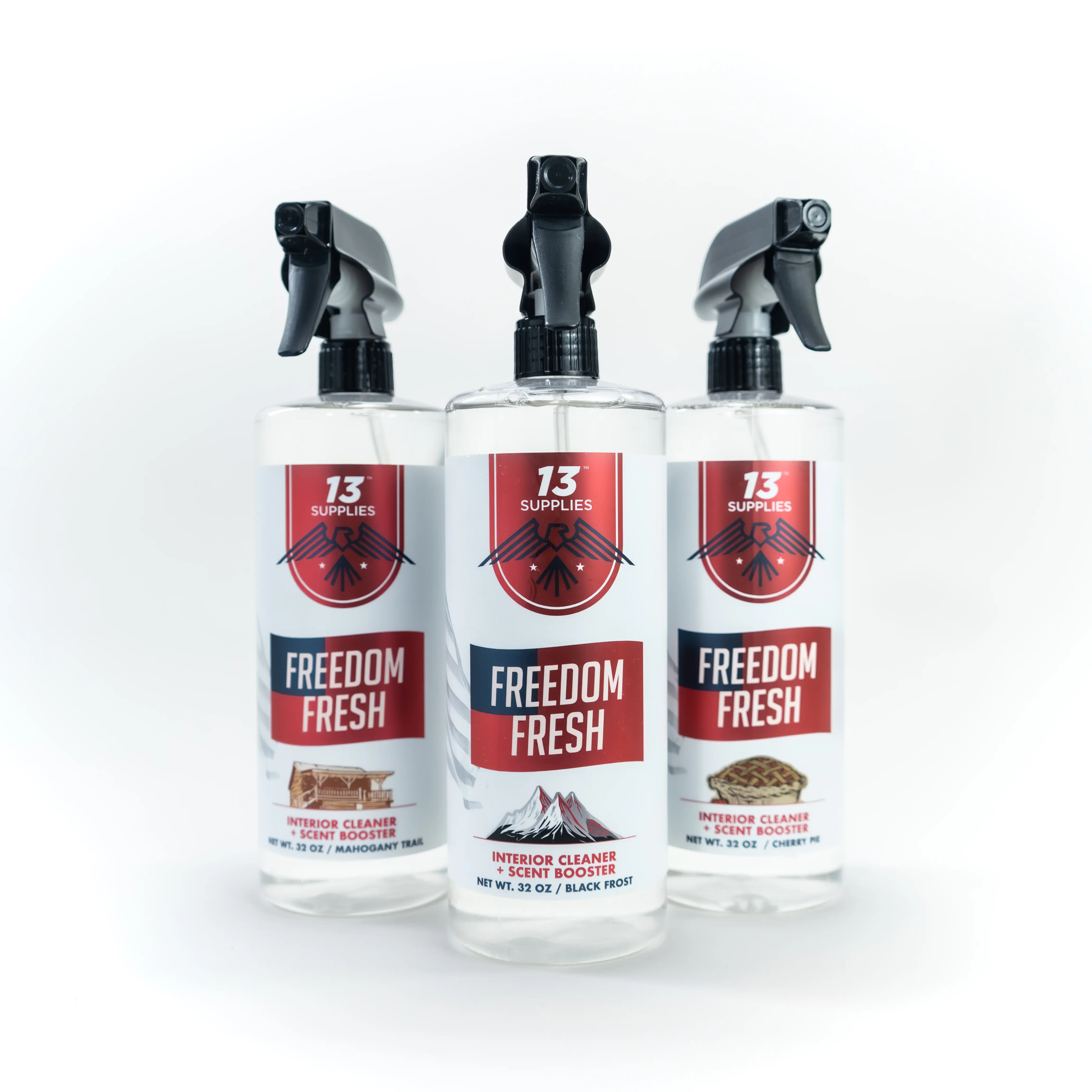 FREEDOM FRESH Interior Car Cleaner - Complete Upholstery & All-Surface Care, Scent Booster, Odor Eliminator, Spotless Streak-Free Finish