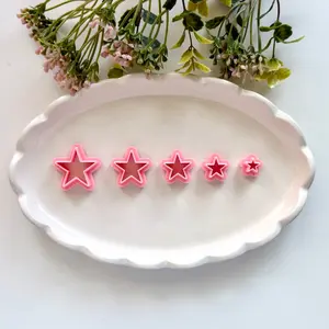Star Clay Cutters | Precision 0.2mm Blade, PLA+ Earring Jewelry Crafts