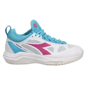 diadora Womens Speed Blushield Fly 3 Plus Ag Tennis Sneakers Shoes - White