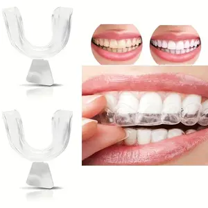 Clear Mouth Guard Mouthpiece for Grinding Teeth, Night Guard Teeth, 2 Count Set, Reusable Design for Sleep Aid, Ideal for Adults, Sports & Outdoor Activities