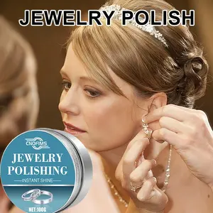 Jewelry Polishing Paste, Removes Oxidation and Discoloration, Suitable for All Jewelry Surfaces, Maintains Shine, Renews and Cares for Jewelry