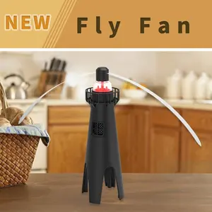 Outdoor Fly Repellent Fan, Multifunctional Insect Repeller for Dining Tables and Picnics, Ideal for Camping and Outdoor Use
