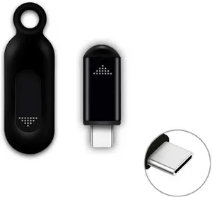 R09 Mini Smartphone IR Remote Controller Adapter – Universal Infrared AC/TV Remote for Android Type-C Phones (Black)