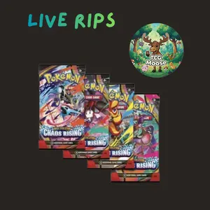 Pokemon Mega Evolution Chaos Rising Booster Packs (LIVE RIP)