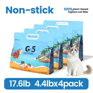 Tapioca Cat Litter | Way Better Than Tofu  litter Tapioca Cat Litter | Strong Clumping, Low Dust, Odor Control