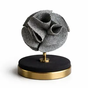 Classic Grey Lapel Flower