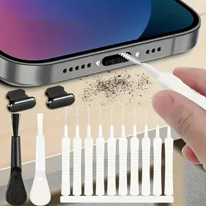 Dust Plug & Cleaning Brush Kit for Computers & Laptops, 14pcs/set Dust Removal Tool, Phone Cleaning Kit, Camera Care Cleaning Kit, Camera Cleaner