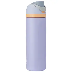 Owala FreeSip Stainless Steel Water Bottle, 24oz | Insulated, Leakproof, with Built-in Straw