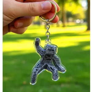 Rocky the Alien Acrylic Keychain, Project Hail Mary Bag Charm,  Sci Fi Alien Cute Figure Keychain Gifts