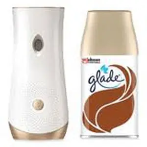 Glade  Cashmere Woods Automatic Spray Starter Kit, White & Gold