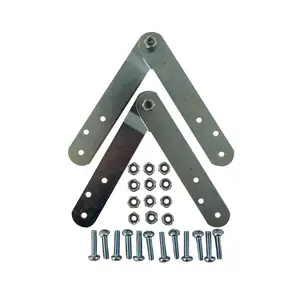 ToolPro Tool Hinge Kit for 2', 3' & 4'Flat-Top Sawhorse Ladders -2 Hinges & Mounting Har