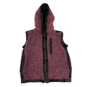ASFERI'S Mohair Hooded Vest