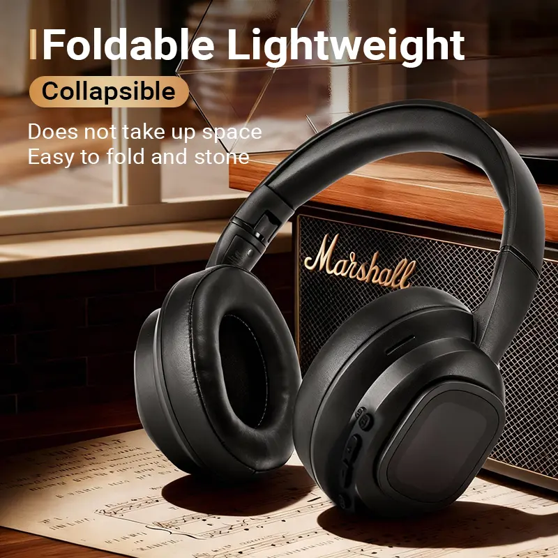Wireless Noise Cancelling Headphones, Wireless Earbuds with Deep Bass, Lightweight Foldable Headphones with Built-in Microphone, for Work Laptops, Mobile Phones, On-head Gaming Headphones, Compatible with Android/iOS, Summervibes, fathersdaygift