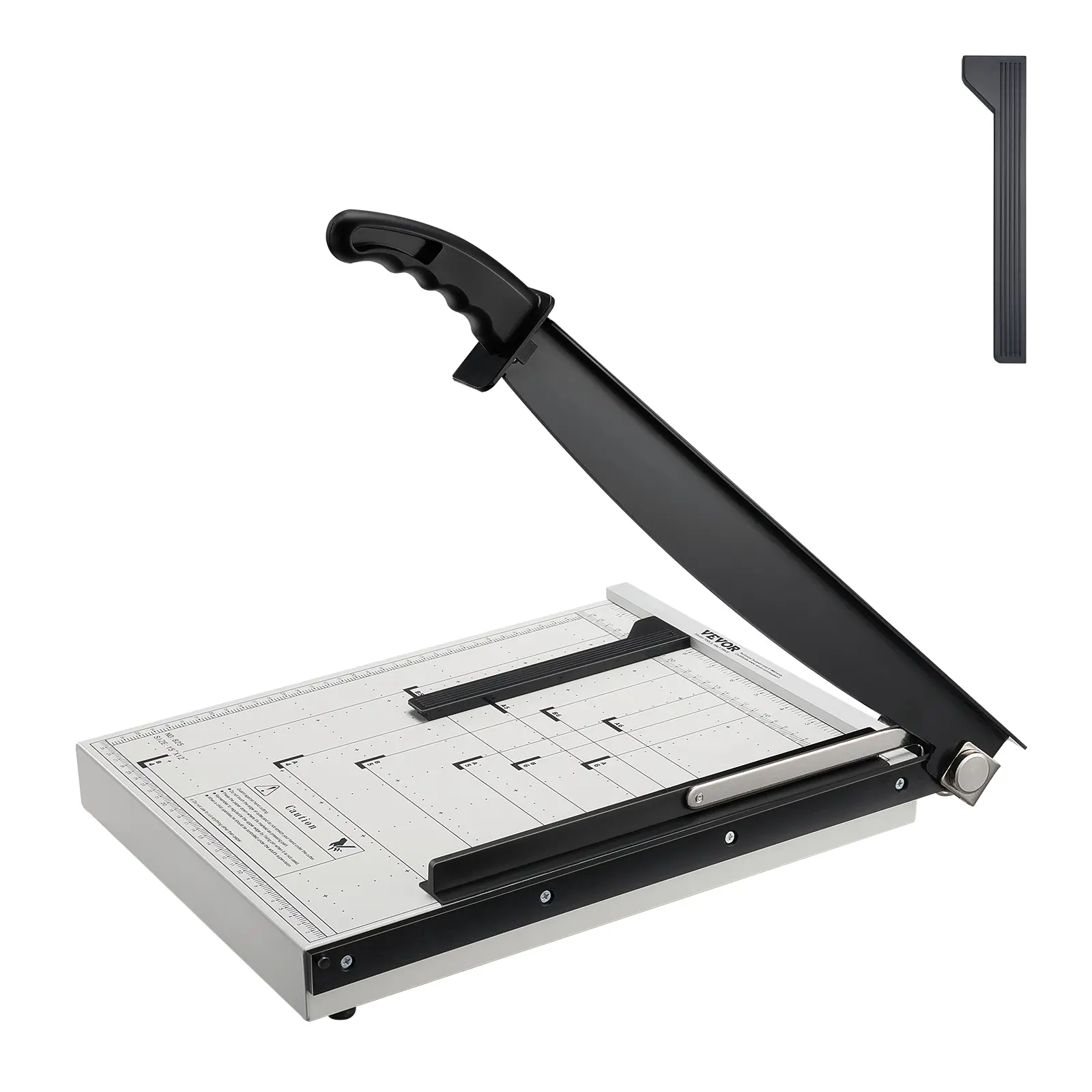 【summerfinds】VEVOR Paper Cutter, Guillotine Trimmer, 15" Cut Length, 16 Sheets Capacity, Heavy Duty Guillotine Paper Cutter with Guard Rail/Blade Lock for Cardstock/Cardboard, Paper Trimmer for Home Office School