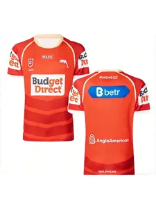 2026 Dolphin Team Home Jersey Men's Short Sleeved Training Suit Summer Football Shirt Sports Fitness Competition T-shirt