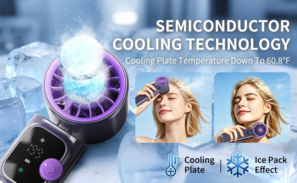 199-Level Precise Wind Control Cordless Wireless Portable Cooling Ice Fan - Foldable, Adjustable, Automatic Settings, Airflow Enhancer for Summer Travel & Outdoor Household Appliance Essential