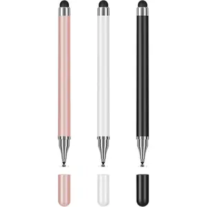 3-Pack Tablets Stylus Pen for  Touchscreen with Precision Disc Tip, 2-in-1 Universal Stylus Compatible with Android, iOS, Surface, and Phone-  for Writing, Drawing, and Note-Taking