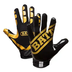 Battle Ultra-Stick Receiver Football Gloves - Elite Performance with Reinforced Stitching & UltraTack Palm - 2 Pack