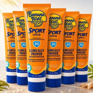 Banana Boat Sport Ultra Sunscreen Lotion Value Bundle (1oz /30ml) Broad Spectrum SPF 30 - Water & Sweat Resistant Clinically Proven UVA/UVB Protection Travel Size Multipack Set