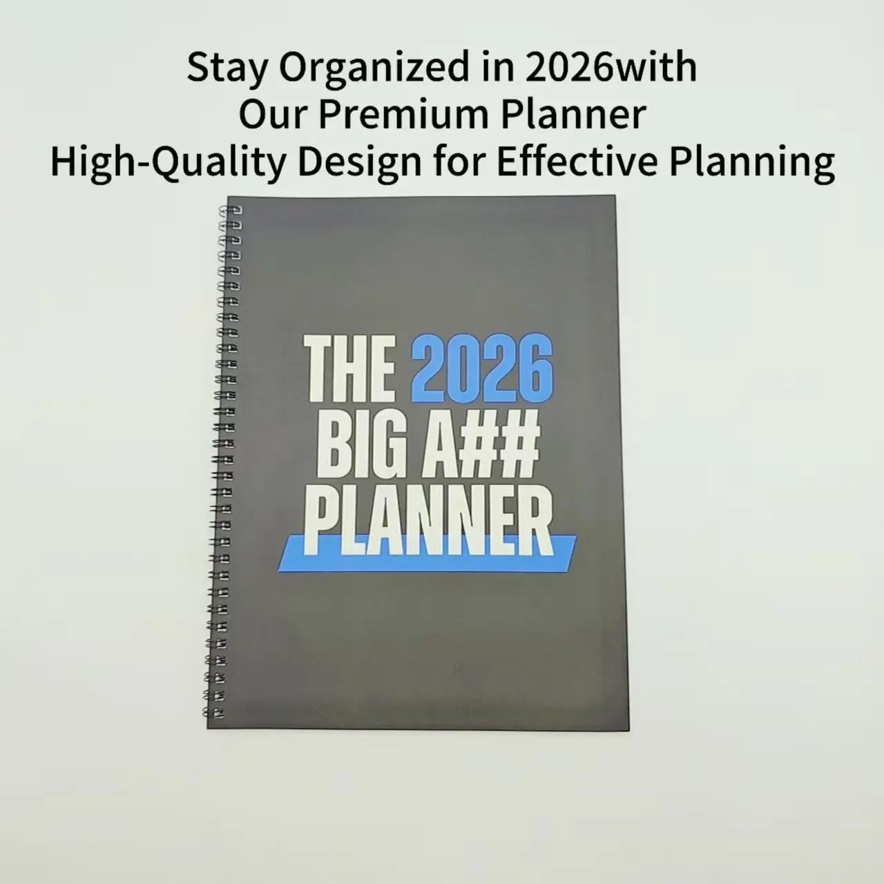The Big A## Planner 2026, Trendy Personalized Multifunctional Plan Book, Spiral Bound Planner, Productivity Planner, Life Planner Journal, Time Management, Goal Tracking, Life Planning for Professionals & Students, Planner Notebook