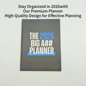 The Big A## Planner 2026, Trendy Personalized Multifunctional Plan Book, Spiral Bound Planner, Time Management, Goal Tracking, Life Planning for Professionals & Students, Planner Notebook