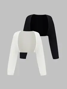 Women's Fall Winter Fleece Lined Thick Knit Shawl Long Sleeve Cardigan Fashion Casual Outerwear Set, 2 Piece Set