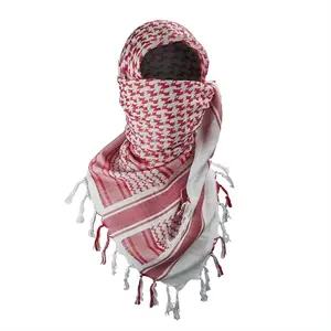 Cotton Keffiyeh Thickened Head Neck Scarf Wrap for Women and Men, Made from soft and breathable cotton