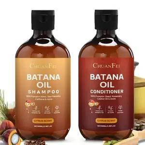Batana Organic Hair Oil Shampoo & Conditioner Set, Supports Hair Growth, Cleanses & Nourishes Scalp, 2 X 100ML, Pure Natural Ingredients, Cleanser, Haircare