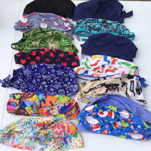 Surgical Scrub Caps - Assorted Designs for Medical Use Featuring Various Patterns and Colors