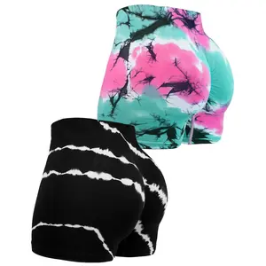 2 Piece Yoga Leggings Shorts Fitness Leggings Running Cycling Shorts Breathable Sports Shorts Leggings High Waist Summer Workout Gym Clothing