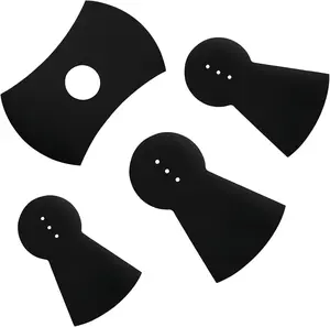 Cymbals Mute Pack 4 count  Cymbal Silencer Pads, Fit 14,16,18,20" Cymbal (Cymbals Mute Pad 4-Pack)