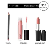 MAC OG Glossy Lip Trio – Sculpt, Fill & Shine Set