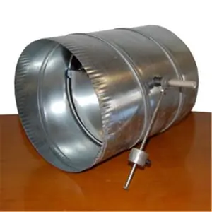212 MAIN Acme Miami BD-16 16 in. Steel Barometric Relief Damper with Weighted Arm, Pressure Relief Function