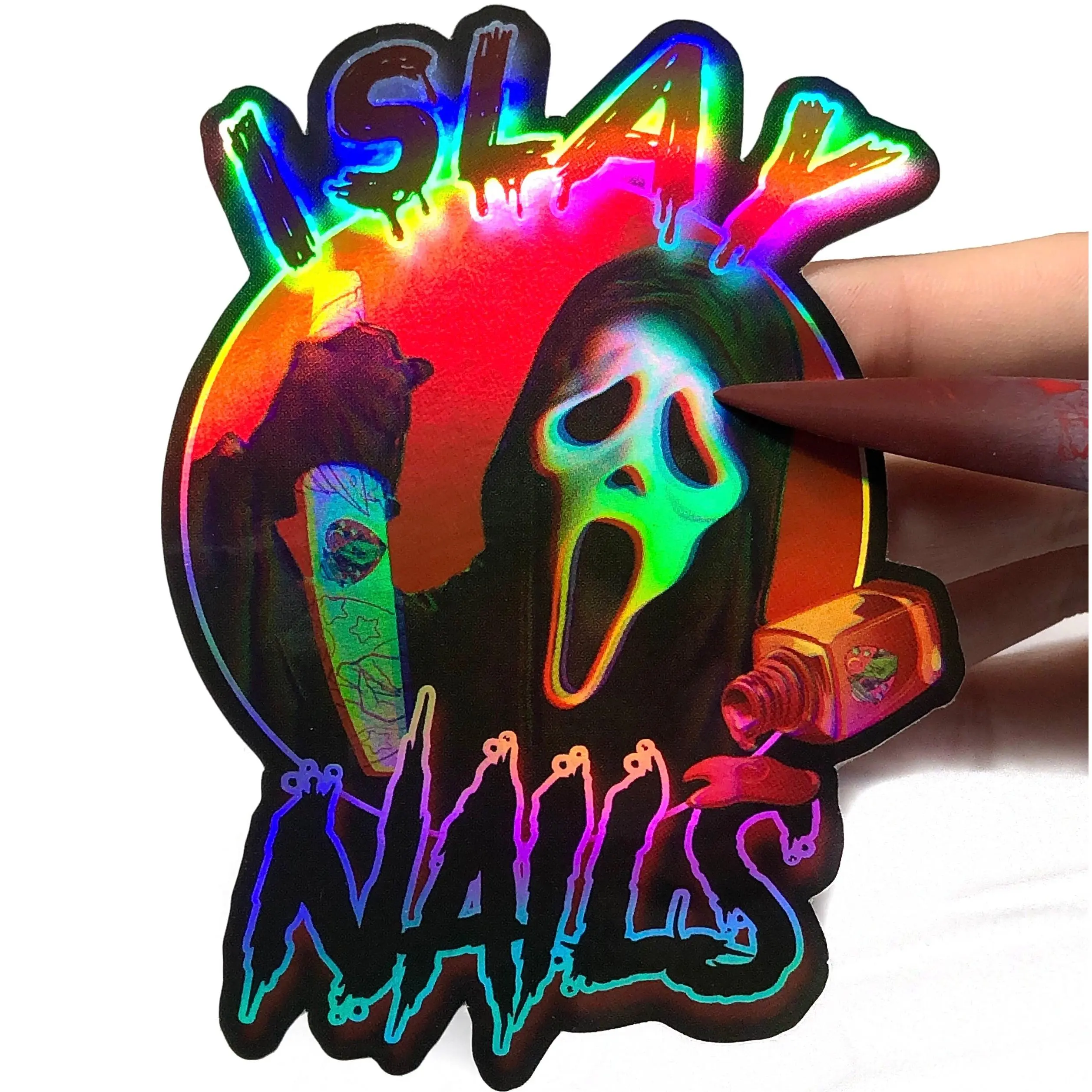 "I SLAY NAILS" STICKER
