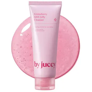 Gooseberry AHA Jelly Cleanser | Gentle & Hydrating | Low PH | Glycolic Acid, Indian Gooseberry, Sea Buckthorn | Exfoliates Dead Skin Cells | Korean Skin Care | By Juicy | 4.05 Fl.oz