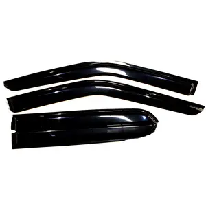 4pcs Out Channel Sun Rain Vent Window Visors For 15-21 Ford F150 Supercrew Cab