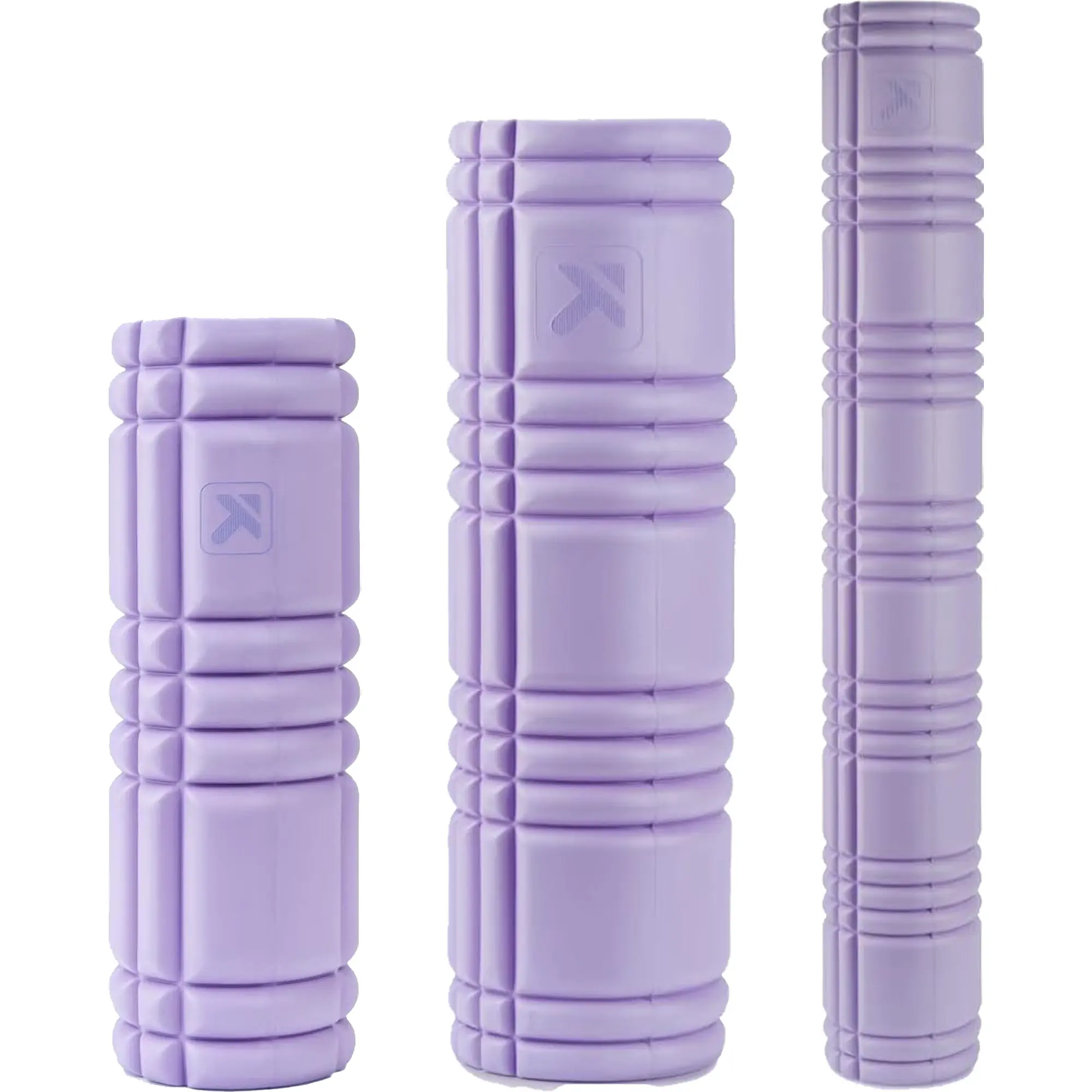 TriggerPoint CORE EVA Foam Massage Roller - Lavender, Sports & Outdoor Fitness Balance Training Tool with Flexibility, Proprietary Distrodensity Zones, Mild Compression, Moderate Pressure (Foam Rollers for Recovery)