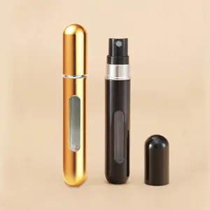10ML Refillable Perfume Spray Bottle, Makeup Accessories, Portable Travel Size, No Scent, PVC Free, Metal and Plastic Material, for Perfume Storage and Spraying