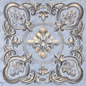 From Plain To Beautiful In Hours Gaby 2 ft. x 2 ft. PVC Glue-up or Lay-in Faux Tin Ceiling Tile - #DCT 30 - (Pack of 10) / 40 sqft