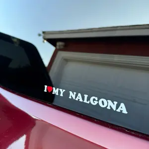 I Heart My Nalgona Window Vinyl Decal Sticker