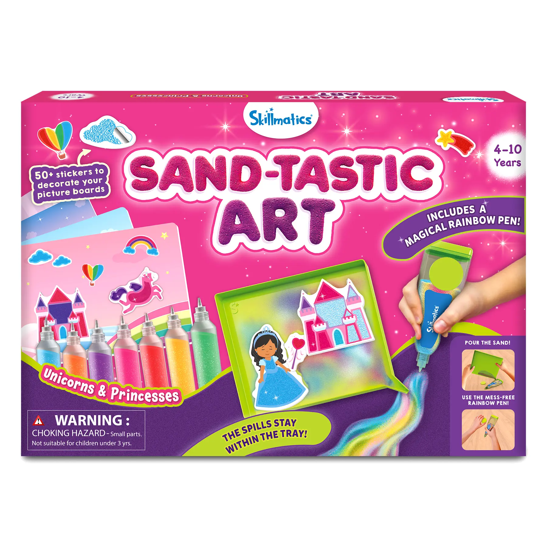 Skillmatics Sand-Tastic Art - Art & Craft Activity for Kids with Craft Kits and Supplies, DIY Creative Activity for Ages 4 to 10 Sticker Play